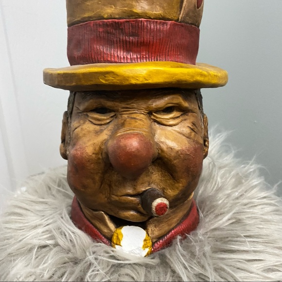 Vintage Chalkware W.C. Fields sculpture - Picture 16 of 16